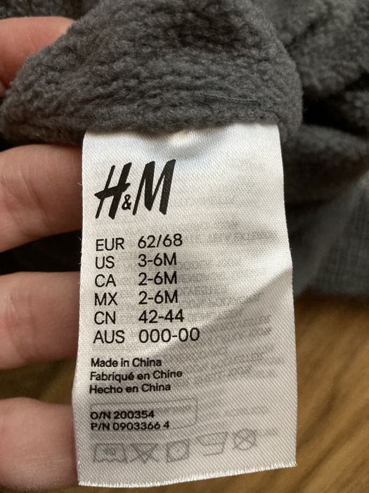Set Caciula Si Manusi H&M 3-6 luni