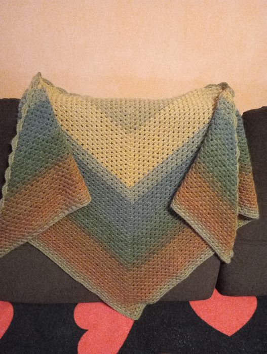 Sal crosetat manual, handmade.