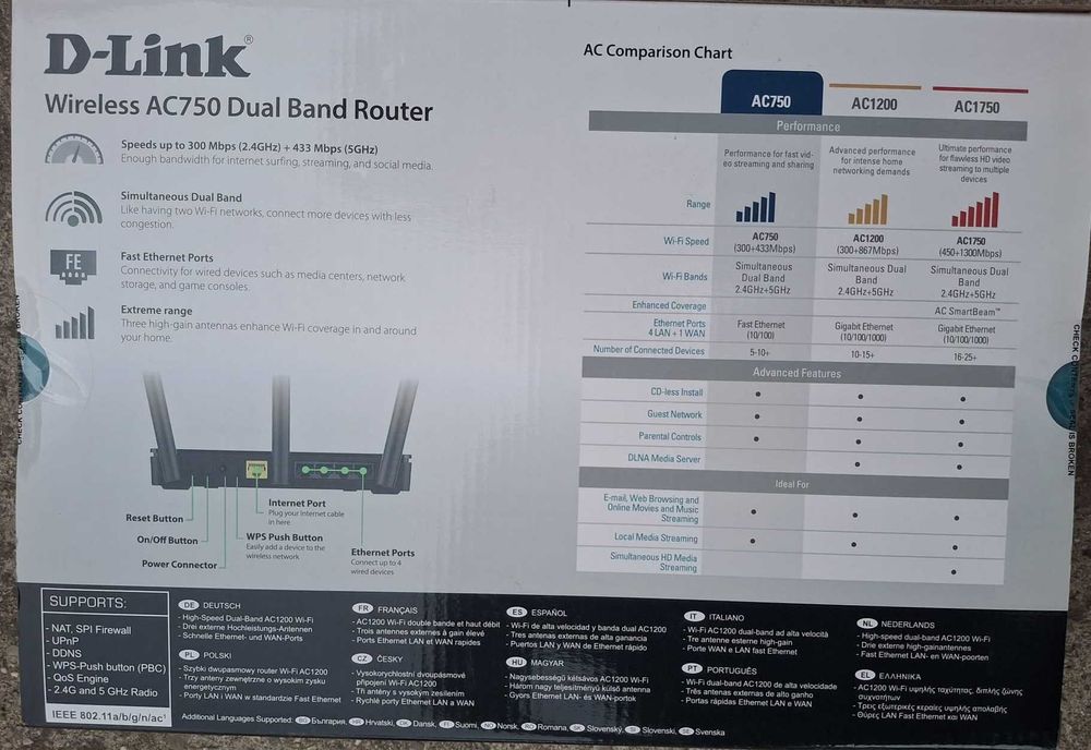 Vand router Dlink nou wireless