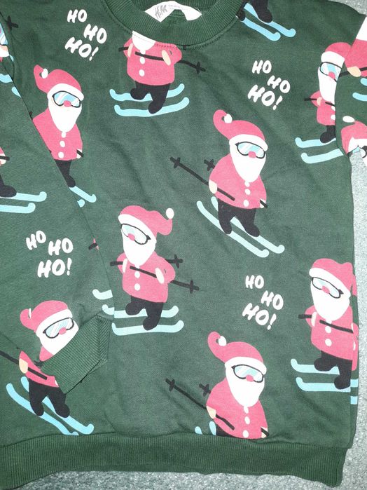 Блуза с Дядо Коледа h&m