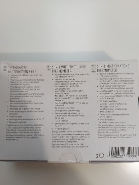 Silvercrest termometru digital 6in1 cu bluetoothh