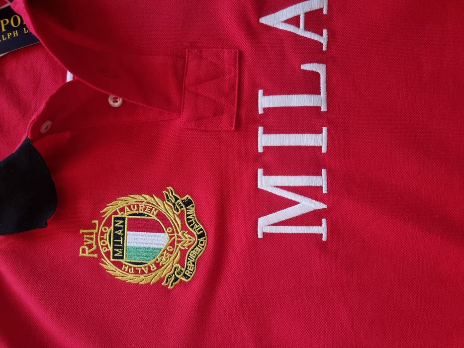 Tricou Polo rosu mărimea L,transport gratuit