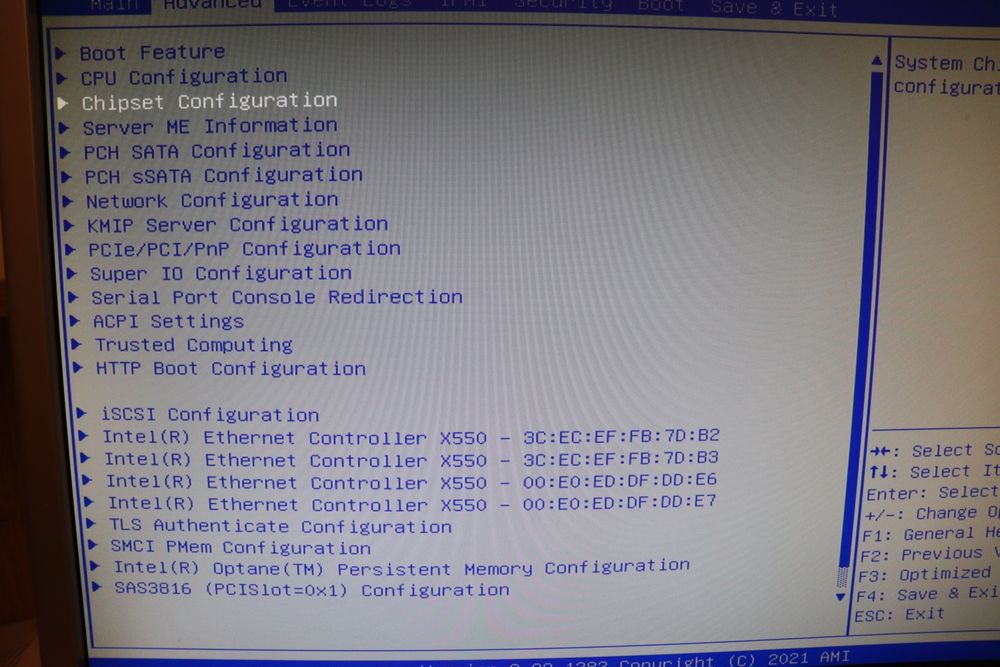 Server 1U 4LFF/SFF Supermicro X12SPW Gold 5320 26 Cores 640Gb DDR4 3200 MHz  512Gb m.2 NVME SAS3816 IT