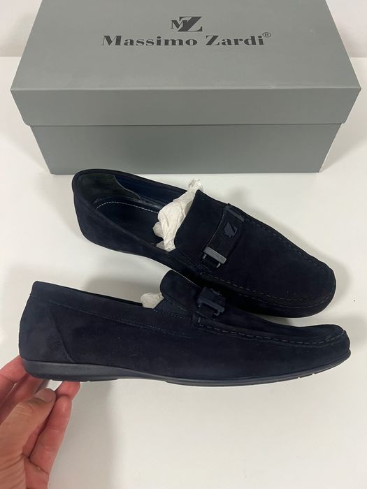Велурени мокасини Massimo Zardi