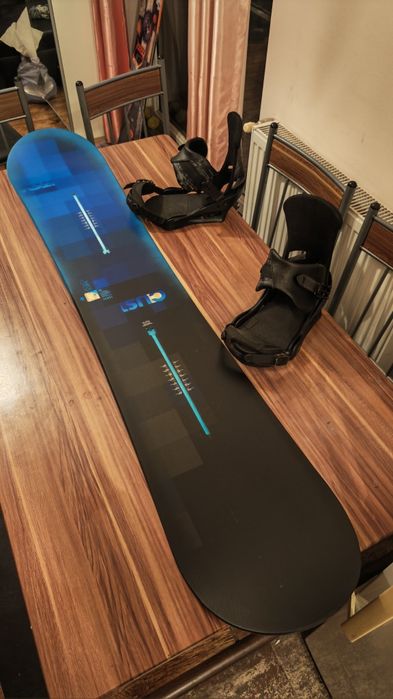 Placa Snowboard Burton Custom 158W cu legaturi Legaturi Burton Custom
