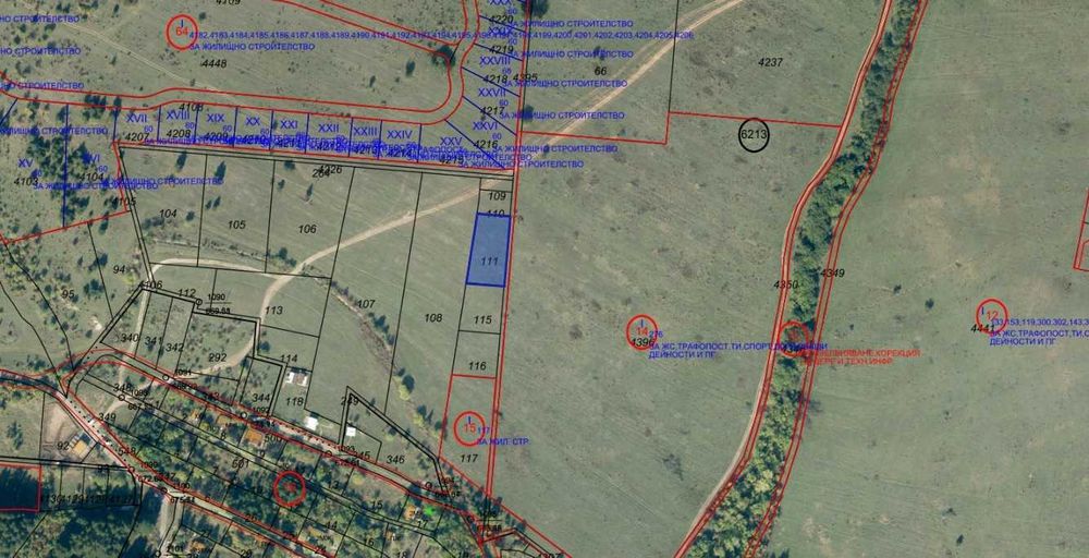 Поземлен имот в. Лозен до ж.к. Лозен парк 1300кв.м.