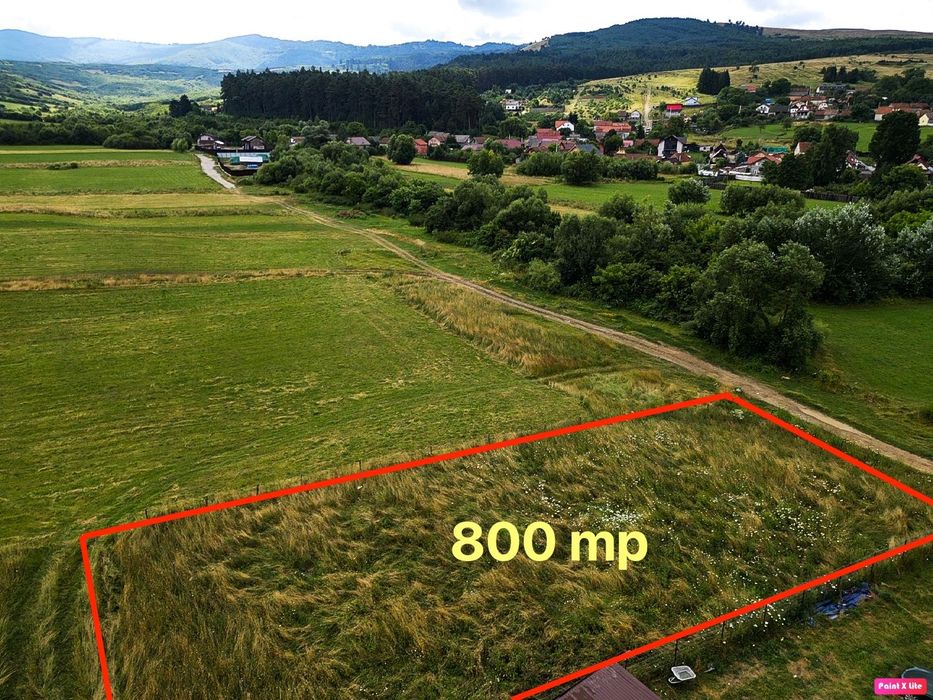 800 mp intravilan sat Purcareni Com Tarlungeni