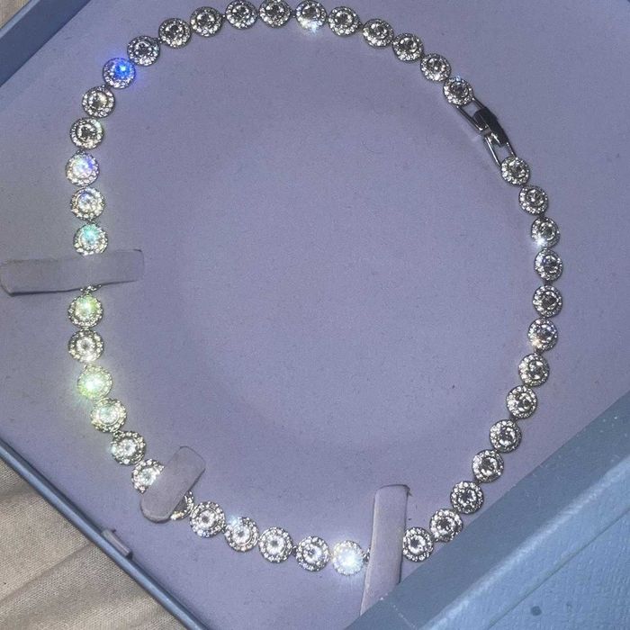 Colier Swarovski Angelic Argintiu - nou, în cutie