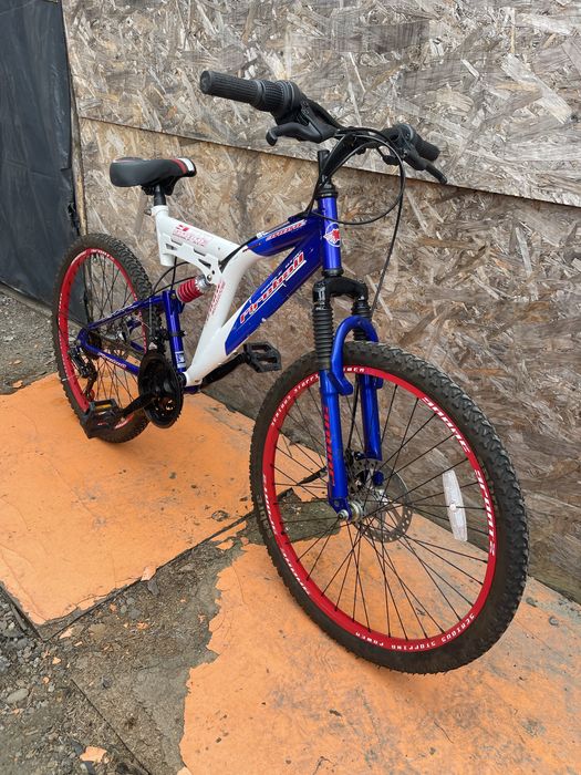 Bicicleta dunlop frane pe disc roti 24”