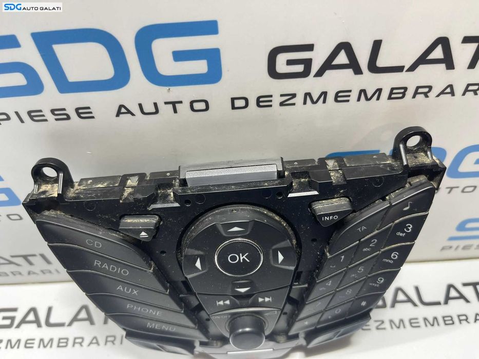 Panou Consola Comanda Buton Butoane Radio CD Player Telefon Ford Focus 3 2010 - 2018 Cod AM5T-181K811-BD