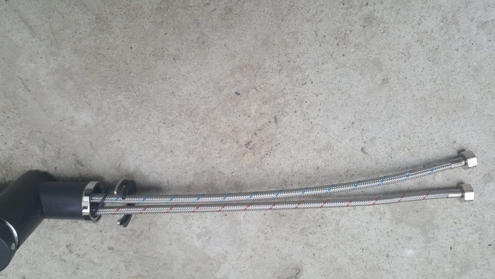 Robinet bucatarie negru  cromat calitativ