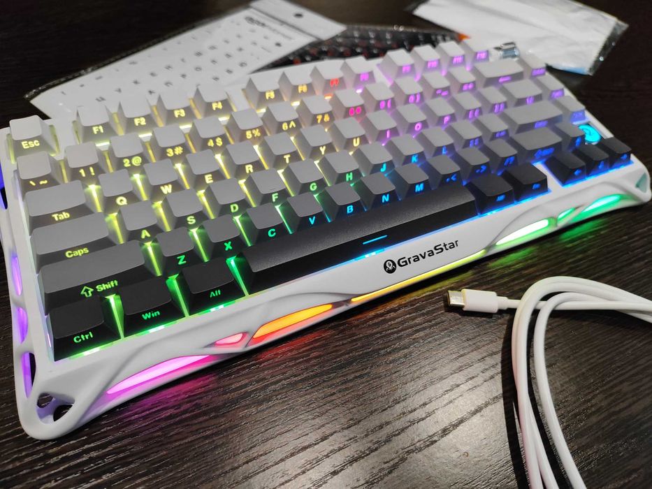Продам клавиатуру Gravastar Mercury K1 Gradient White