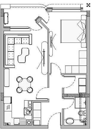 Двустаен апартамент в Комплекс Niana в Малинова долина