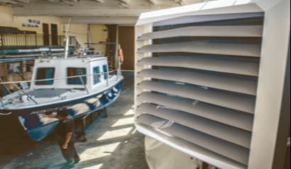 Водяной тепловентилятор волкано Volcano VTS VR2 AC 50квт