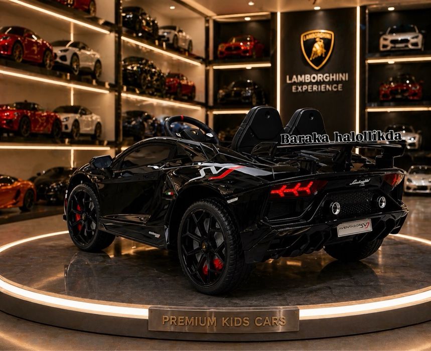 Двухместный Lamborghini детская машина электромобиль болалар машинаси