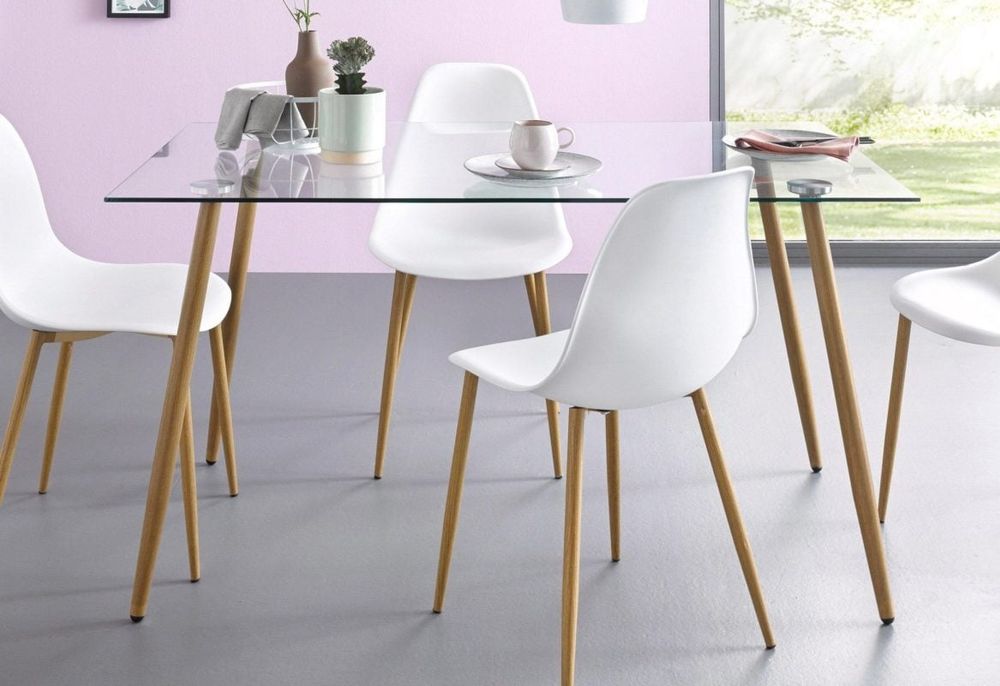 Masa cu blat de sticla