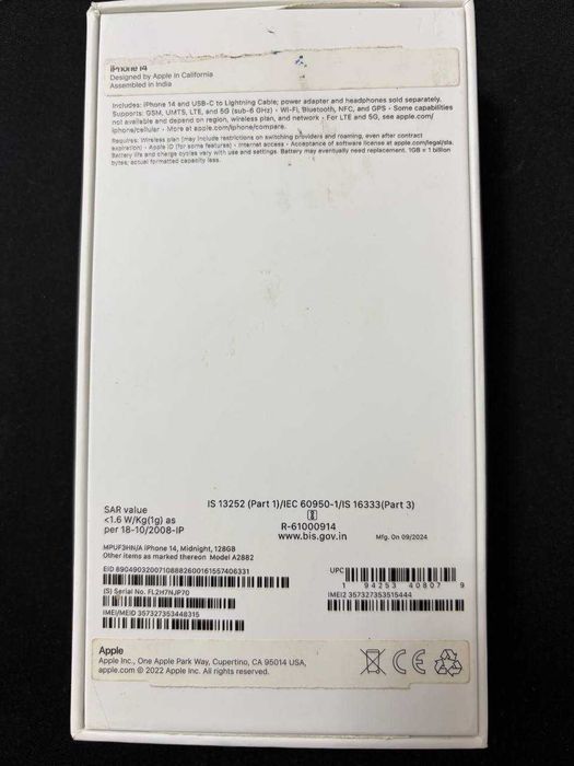 iPhone 14 128 GB — 460$