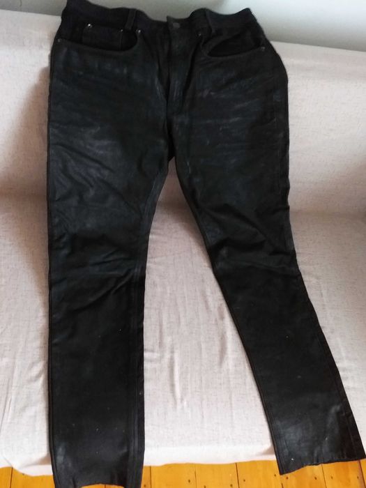 Pantaloni moto Eurostar piele naturala ,Marime 36/motociclist