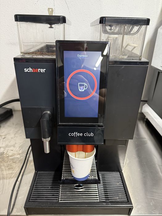 Schaerer Coffee Club  aparat cafea boabe cu lapte si ciocolata instant,toan2019