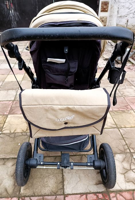 Carucior Coccolle transformabil 3 in 1 cu scoica, landou, pliabil