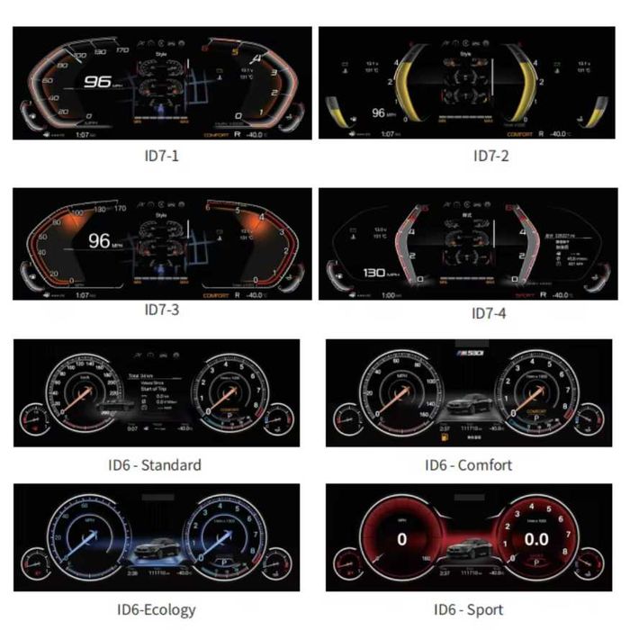 Дигитално Табло 12.3” BMW БМВ E90/ E91/ E92/ E93 – Full LCD Cluster НА СКЛАД!