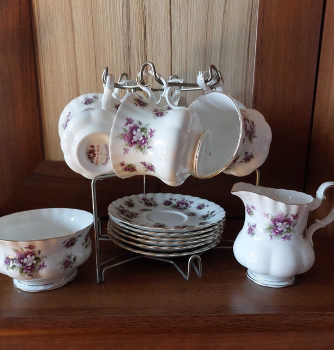 Serviciu cafea Royal Albert Anglia Sweet Violets
