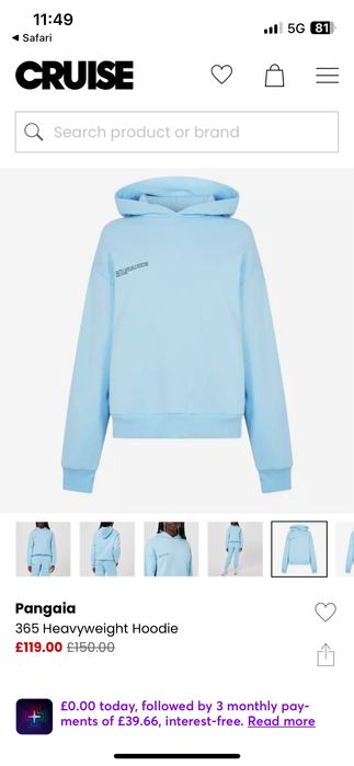 Pangaia Heavyweight дамски суитчър размер М