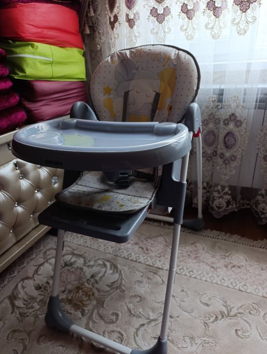 Детский стульчик для кормления. 3в1  НОВЫЙ