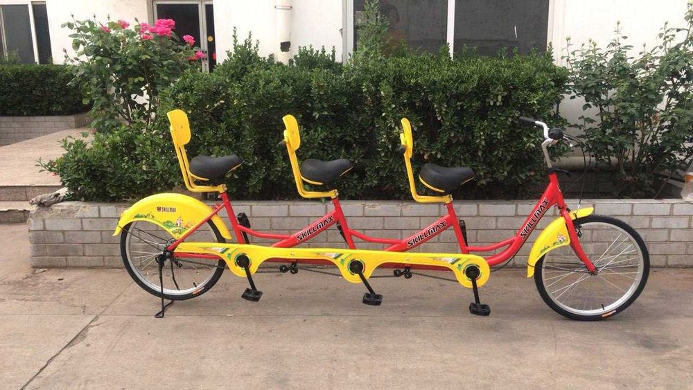 Тандем. 3-х местный велосипед. Семейный.