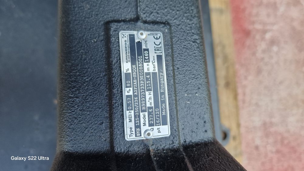 Pompa electrica irigati  cu Convertizor 15 KW  / 237 m3 irigatii cu convertizor