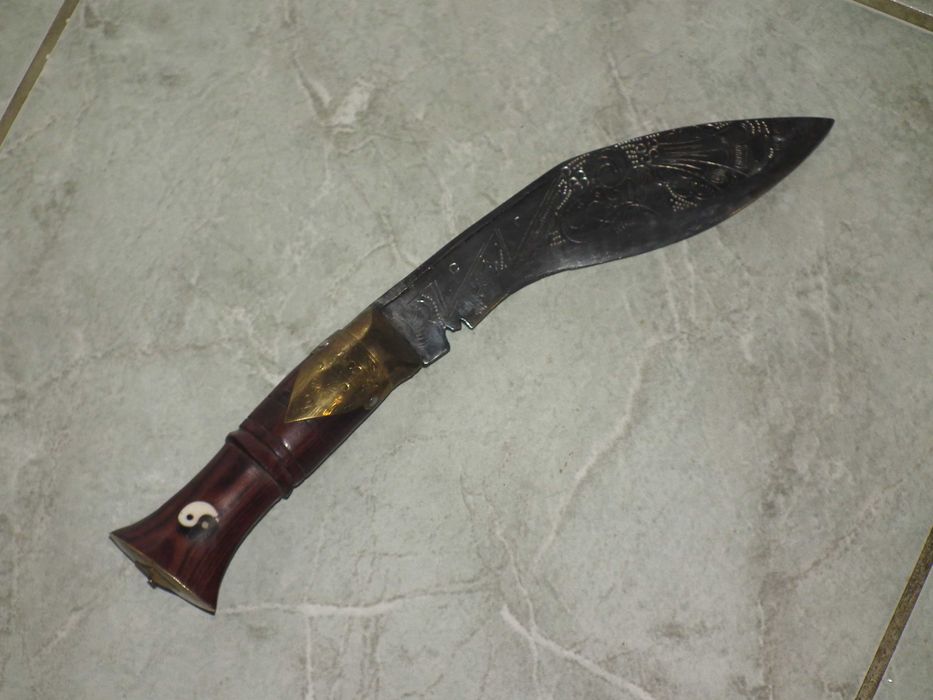 Cutit vintage maceta Kukri cutit Gurkha lamá gravatá nr.7