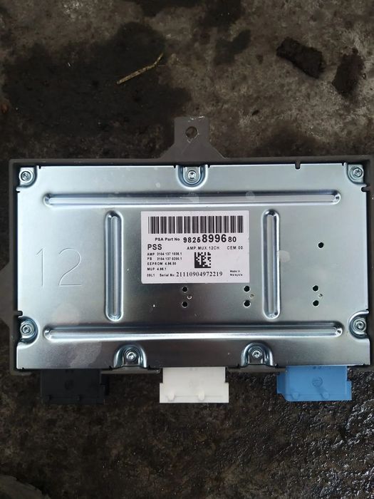 Amplificator Audio cod: 9825899680 pentru Peugeot 3008 Gt Line din 2023, 2.0 HDI, 1.6 THP