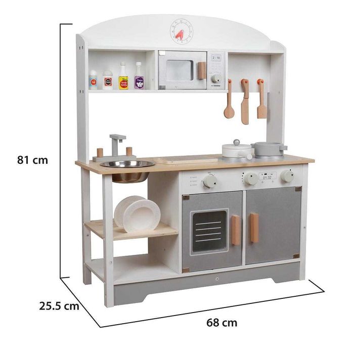 Детска Дървена Кухня Nicole с включени аксесоари