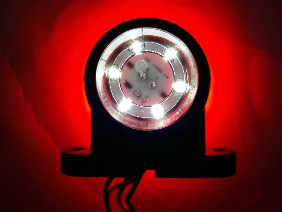 1 бр. мини ЛЕД LED рогчета габарити с 12 SMD диода  12-24V