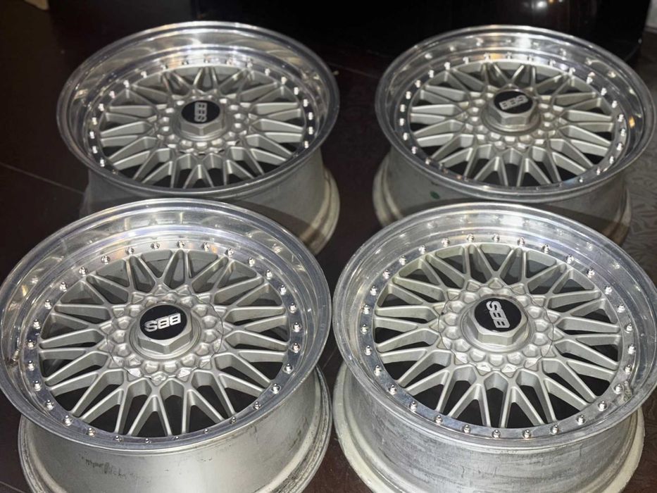 18-инчови джанти BBS, спортен пакет, полирани и в добро състояние. 5x120