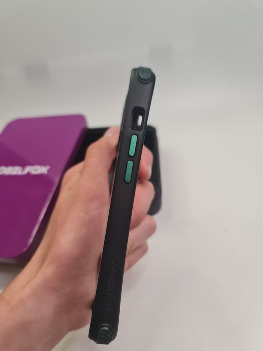 MOBILFOX Blue and Clear case