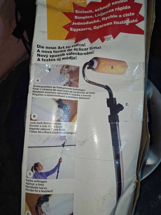Авроматичен валяк-помпа за боядисване нов , Ruck Zuck Farbroller