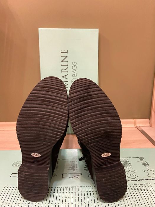 Велурени ботуши AQUAMARINE