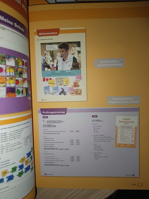 Vând caiete pentru lb. germană