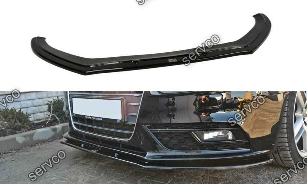 Prelungire splitter bara fata Audi A4 B8 2011-2015 v4 - Maxton Design