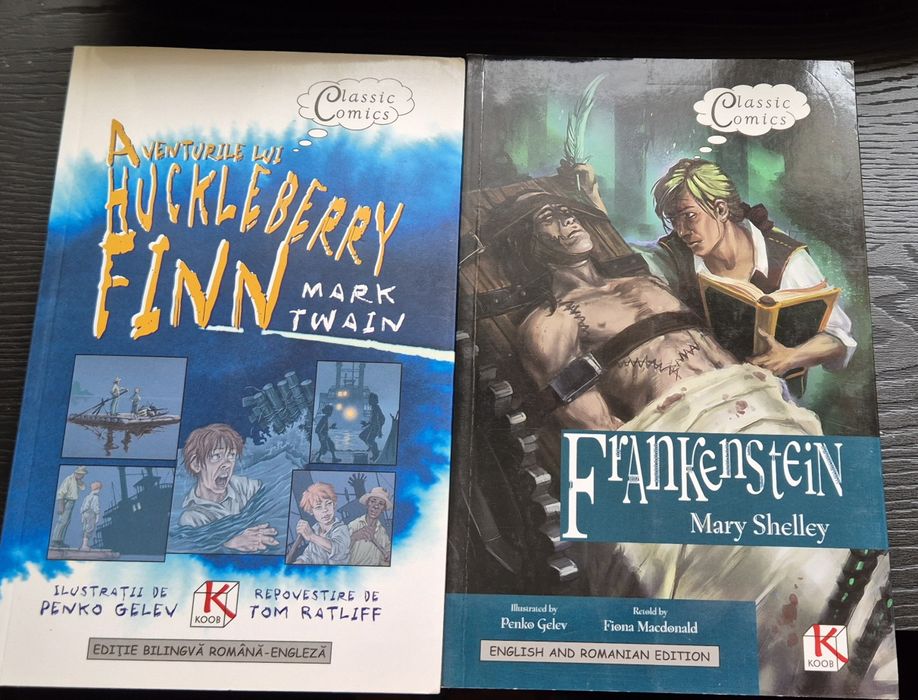 3 albume benzi desenate  Classic Comics bilingve (ro-en)