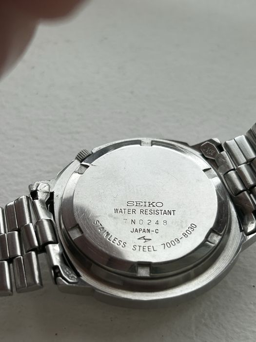 Seiko Vintage 7009 Snowflake