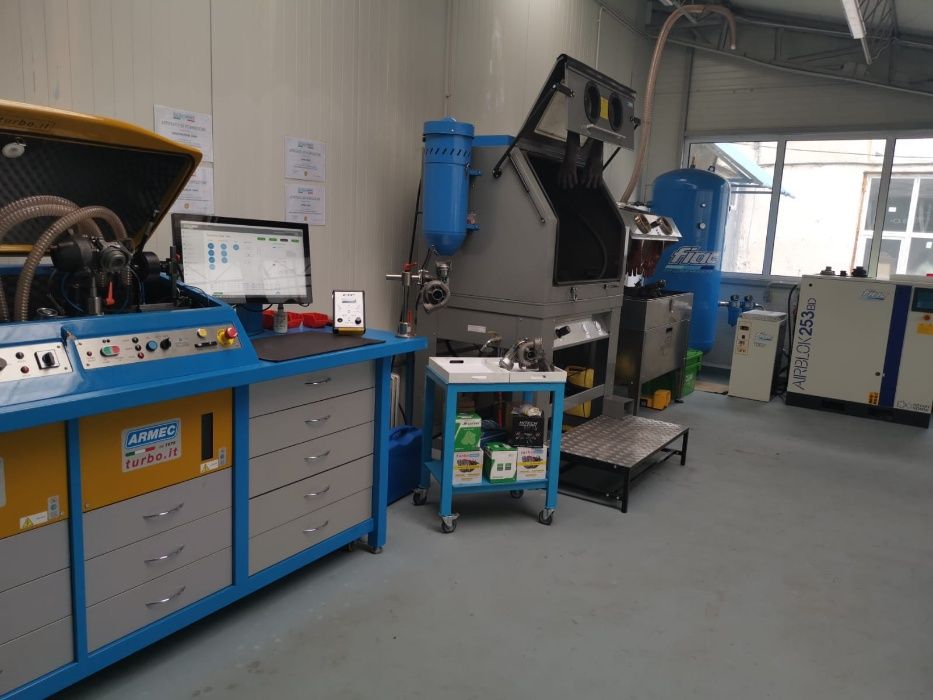 Verificare turbina pe bancul de fluxaj