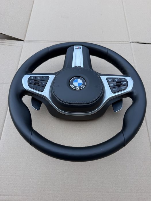 Volan + Airbag BMW Seria 5 G30 G31, Seria 7 G11 G12, X5 G05, X6 G06, X7 G07 M : Incalzire / Vibratii / Padele