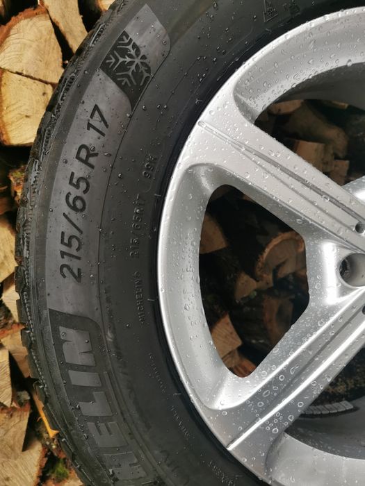 jante originale Mercedes + senzori + anvelope iarna 215 65 R17 DOT2820