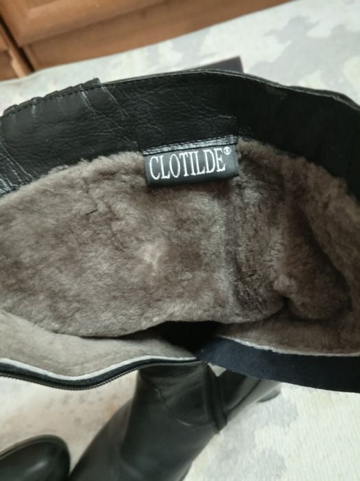 Сапоги кожаные зимние