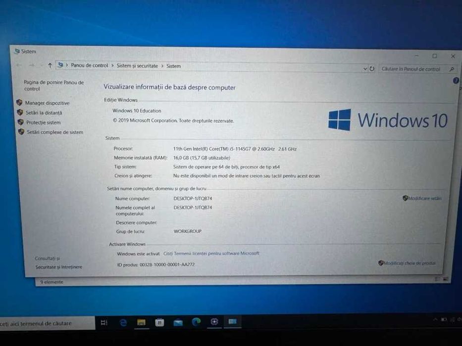 Laptop Lenovo ThinkPad T15 Gen 2 15.6” i5-1145G7 16GB RAM/256GB SSD - Garantie