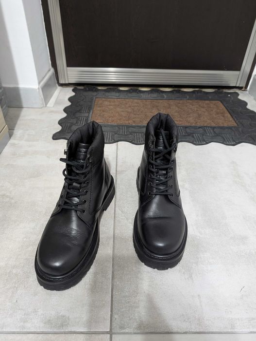 Ghete din piele naturala Tommy Jeans