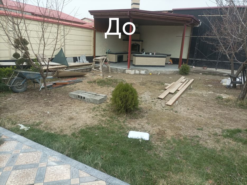 Газон + ланшафт дизайн + микроклимат+ палив  хизматларимиз мавжуд