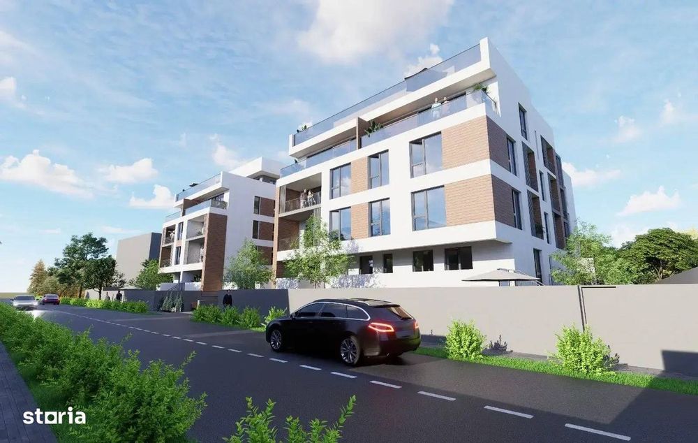 Apartament 2 camere cu gradina proiect nou zona Pallady